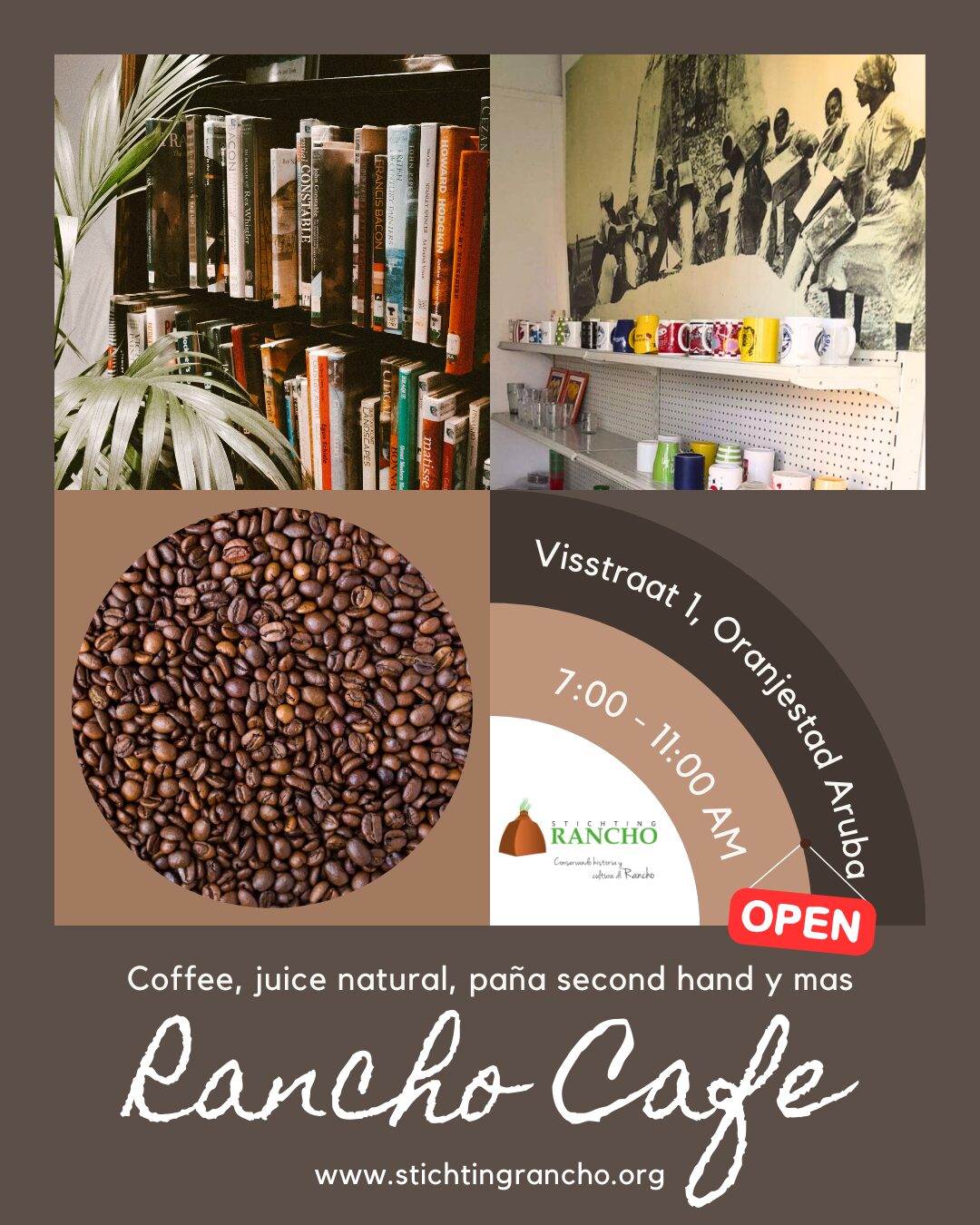 Rancho Cafe den curason di Rancho/ Oranjestad - Fundacion Rancho Aruba